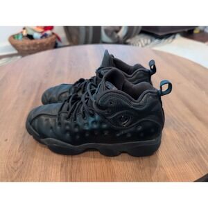 Nike Jordan Jumpman Team II BG, 820273-002 Size 7Y Black Smoke Good Condition